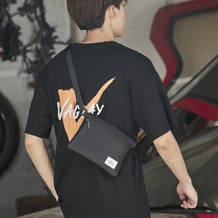 Tas Selempang Kanvas Pria Tas Cowok Kecil Dompet Hp E&S 2150