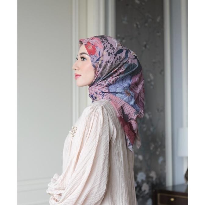 Spesial Gonegani Official - Kerudung Wanita Motif Bunga Elina Scarf
