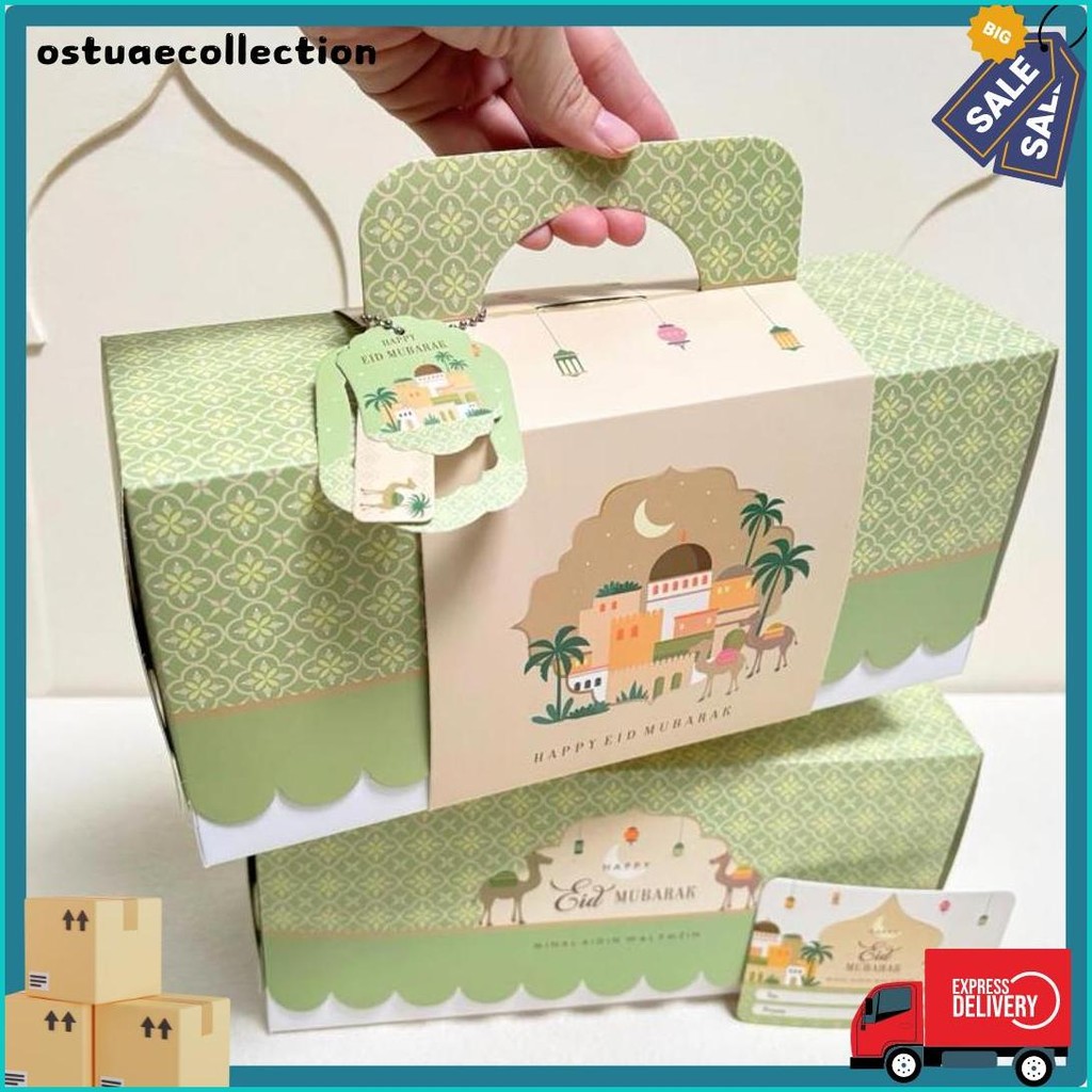

5 Set Box Tenteng Chana 27.5X9.5X13Cm Box Lebaran Idul Fitri 3 Toples 500/600/800Ml Mr1 Terlengkap Dan Termurah