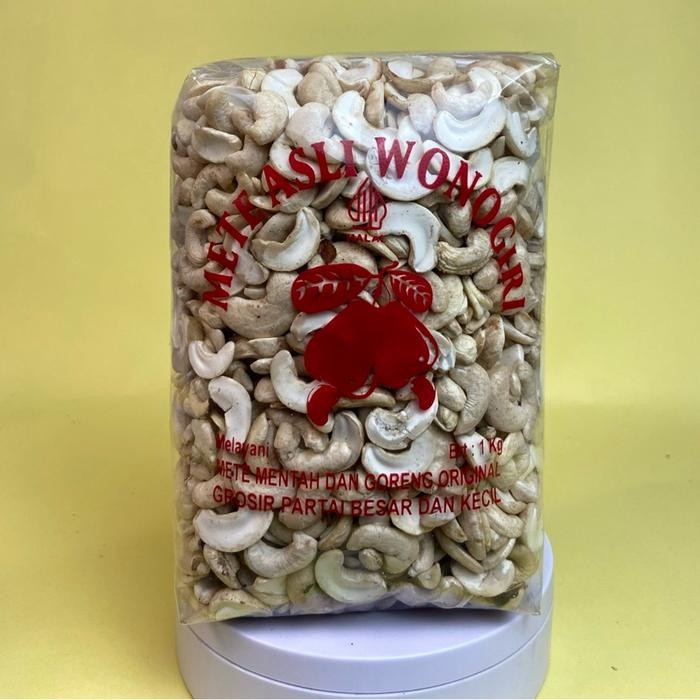 

BARANG TERLARIS 1 KG Mete Belah Mentah Kering Premium Asli Wonogiri Mede