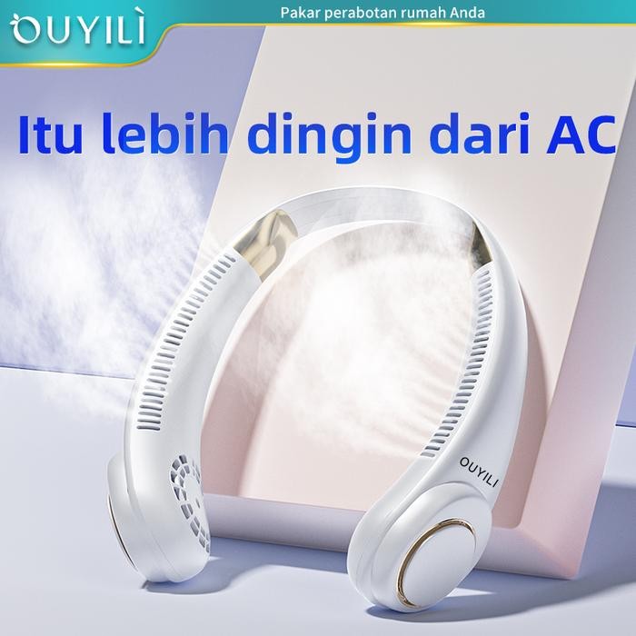 Kipas Angin Gantung Leher Portable Usb/Kipas Angin Mini Korea/ Mini Fan Neck Elektrik