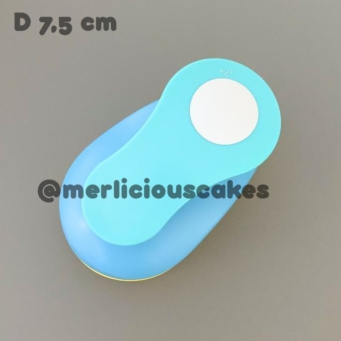 

Terlaris 7,5 Cm Round Bulat Wafer Paper Puncher Pembolong Kertas SALE