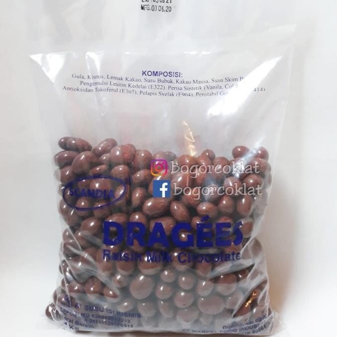 

Grosir Coklat Scandia Kismis 1Kg