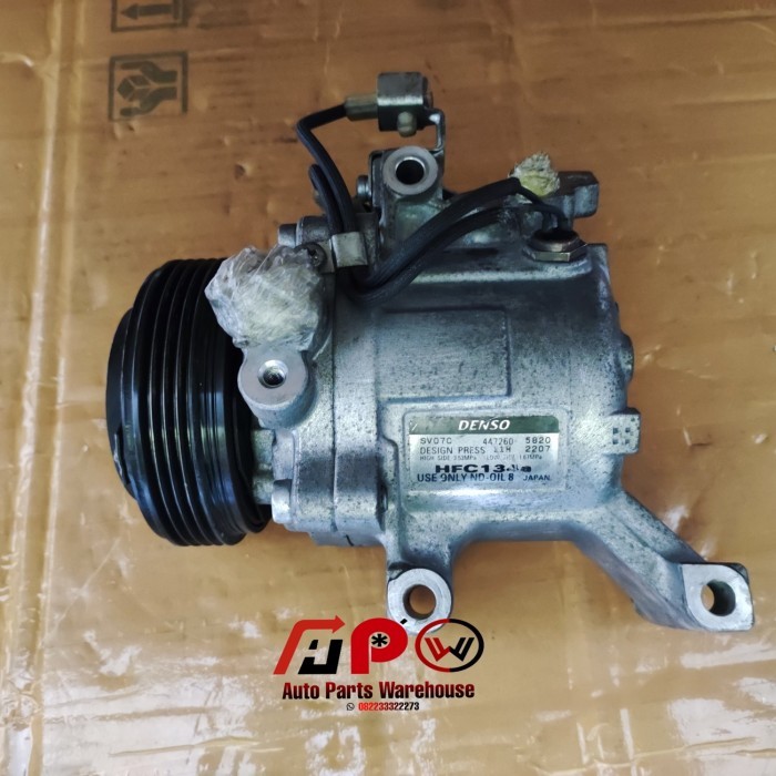 kompresor ac compressor ac daihatsu sirion original bergaransi