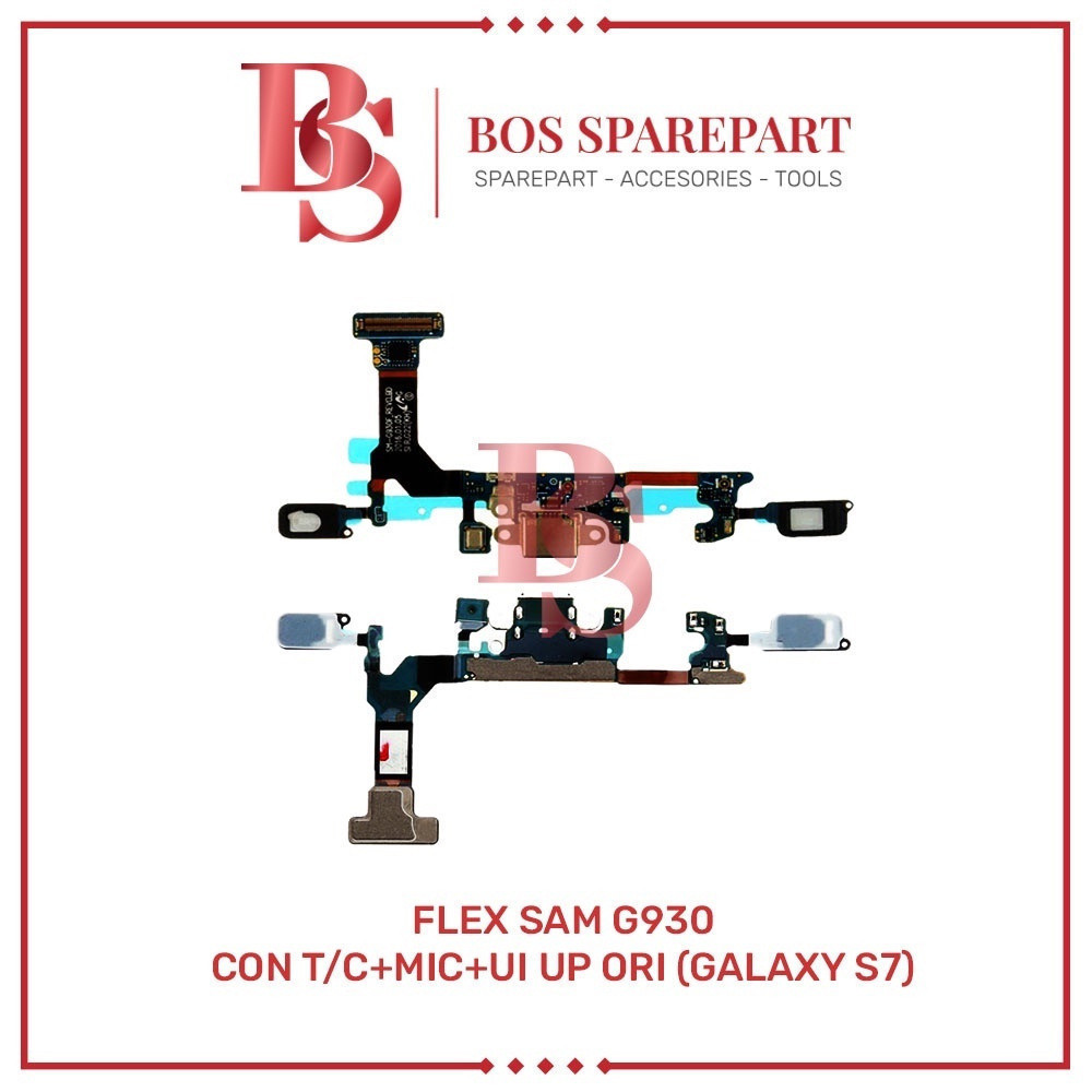 FLEXIBEL SAMSUNG G930 / S7 + CONNECTOR CHARGER + MIC + UI UP ORI