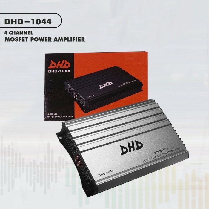 DHD POWER AMPLIFIER 4 CHANNEL / DHD - 1045 AUDIO MOBIL