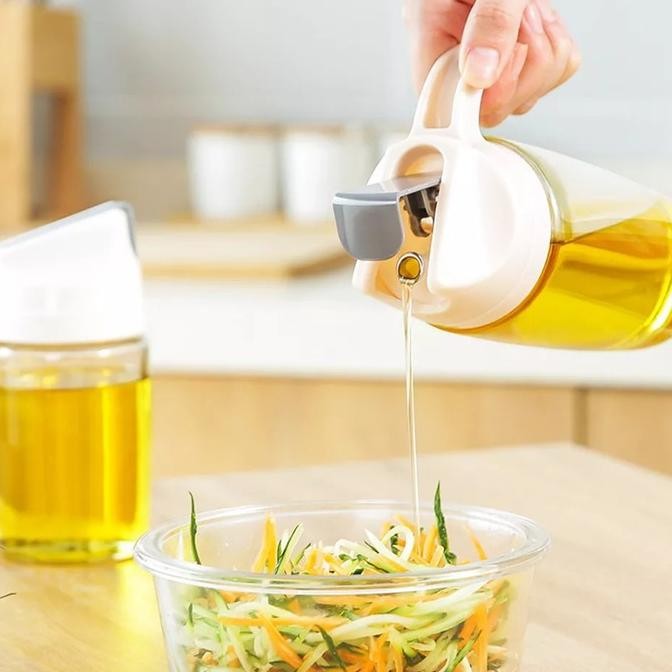 

botol minyak kecap cuka dengan kaca tebal dgn tutup otomatis 300 ml ih termurah