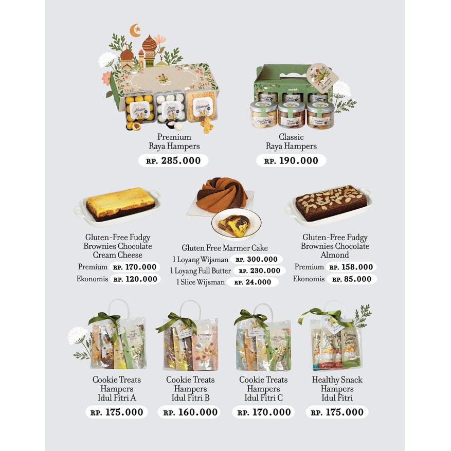 

PROMO !!! SALE TERLARIS HAMPERS COOKIE TREATS ( ISI 4 COOKIES BEST SELLER NOURISH) READY