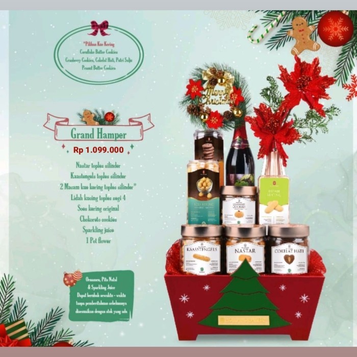 

PROMO !!! SALE TERLARIS HOLLANDBAKERY-GRAND HAMPER HAMPERS / HADIAH NATAL CHRISTMAS 2022 READY
