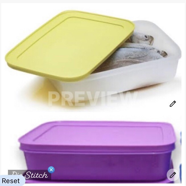 TERLARIS Original Tupperware Freezermate 1L Medium Low Penyimpanan Kulkas
