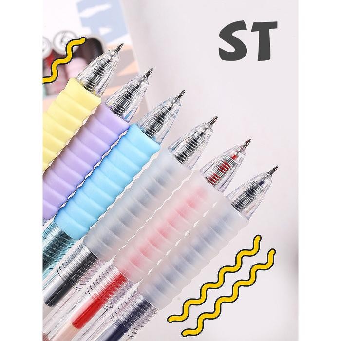 

TERLARIS PENA GEL 0.5MM MODEL PULPEN WARNA UJUNG LANCIP ALAT TULIS SEKOLAH KANTOR BOLPOINT TINTA GEL