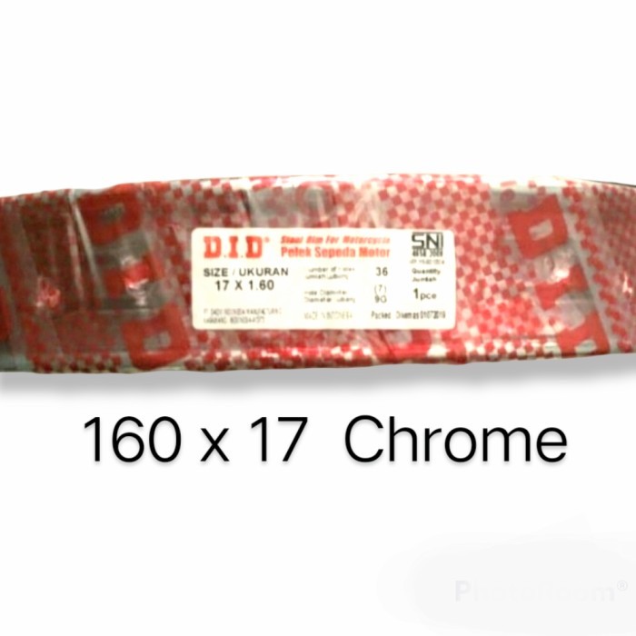 Velg Did 120 140 160 Ring 17. Original Did.