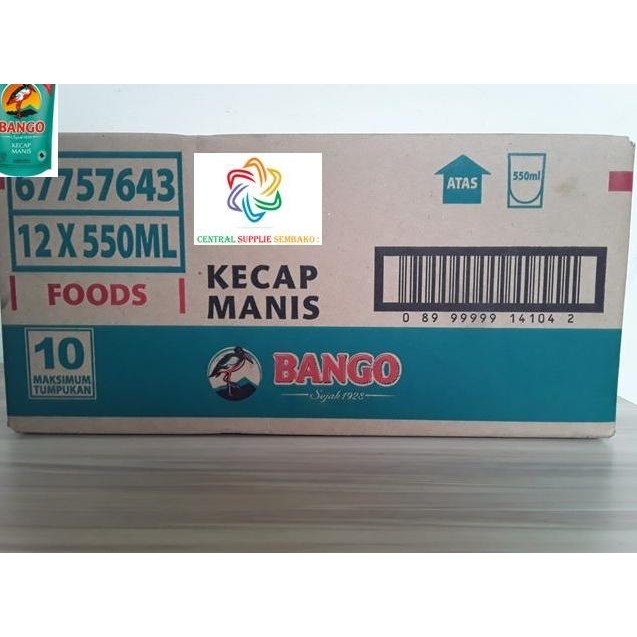 

bango kecap manis pouch [550 ml /12 pcs / 1 karton ] termurah