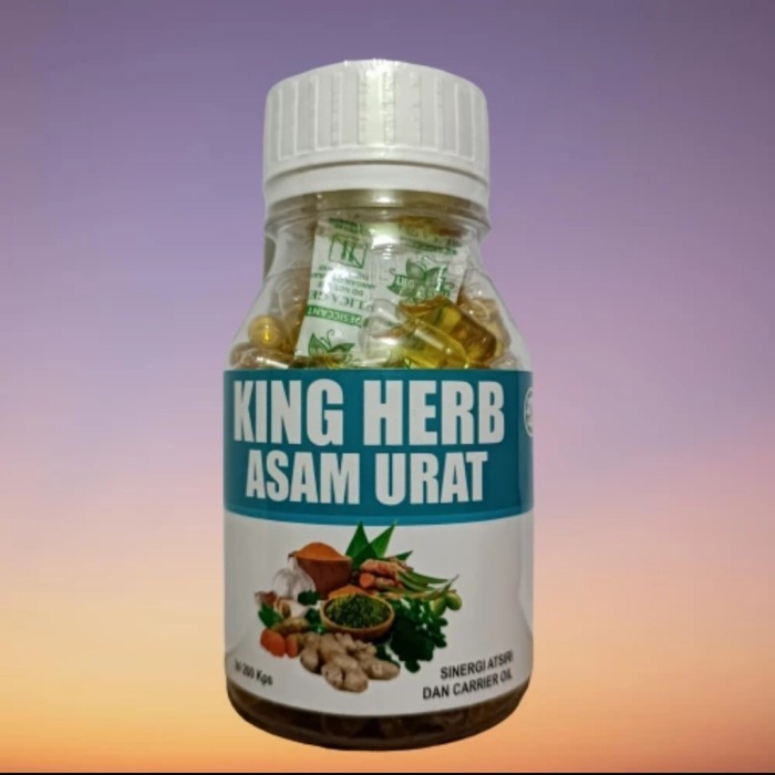 

ORIGINAL King Herb Obat Asam Urat 200 Kapsul PREMIUM