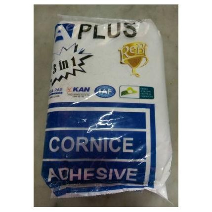 ] KOMPON A PLUS 1 KG / CORNICE ADHESIVE / TEPUNG GIBSUN