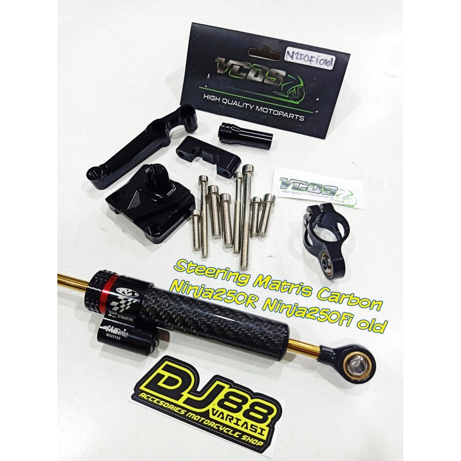 Steering Damper Matris Ninja 250R Ninja 250 Fi Cket Stablizer Vcos
