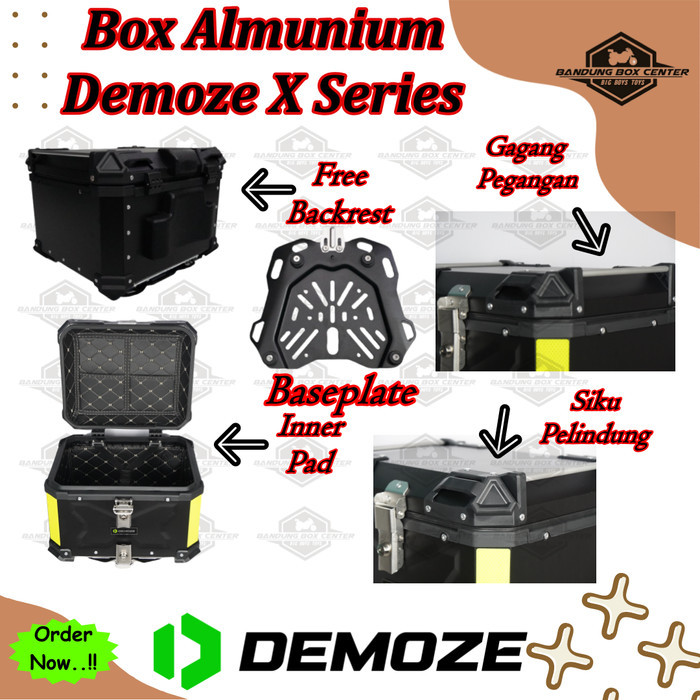 Box Motor Pannier Import Demoze Box Panier Box Pannier Box Almunium Top Box Box Touring X Series
