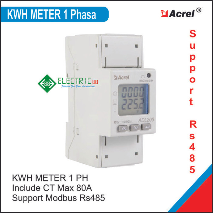 TERBARU KWH METER 1 Phase Modbus Rs485