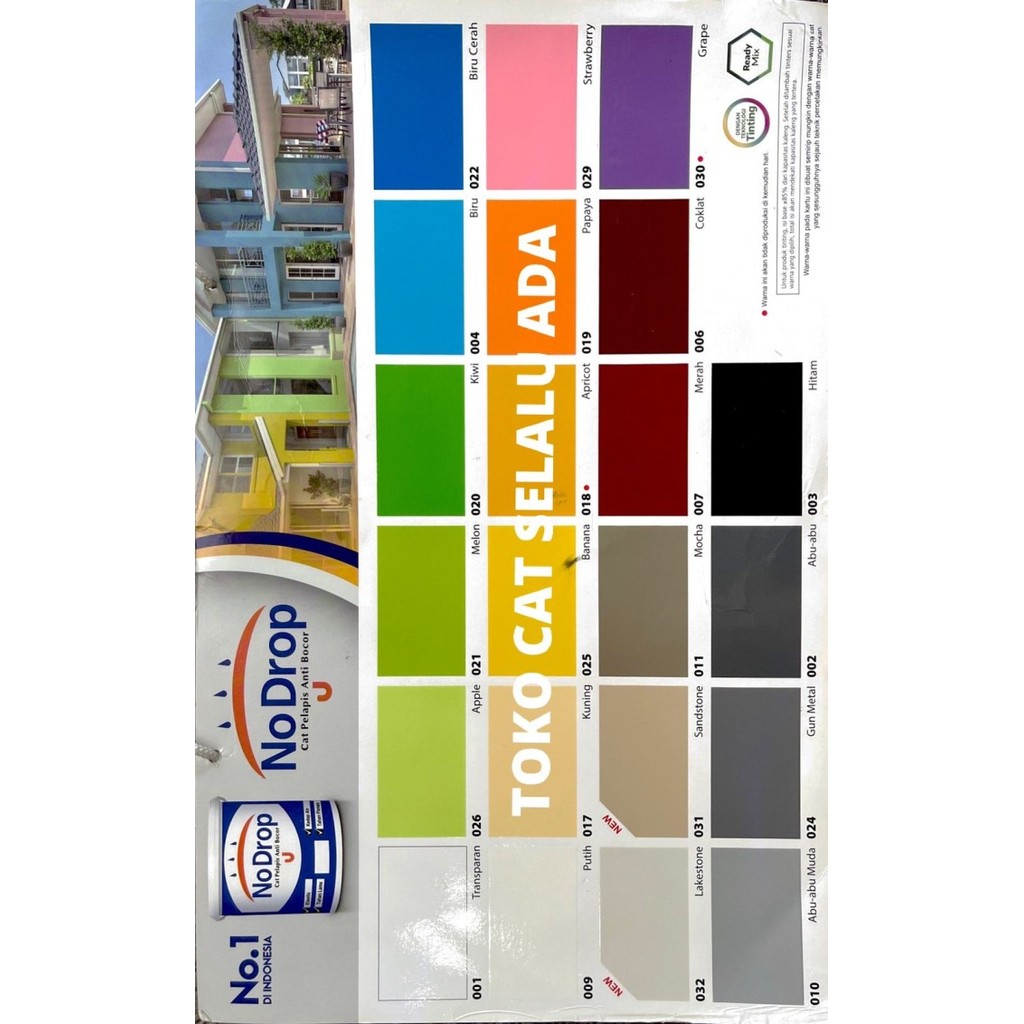 NO DROP GALON 20KG 20 KG WARNA CAT PELAPIS ANTI BOCOR NODROP AQUAPROOF Terbaru