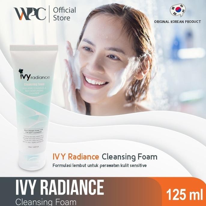 IVY RADIANCE CLEANSING FOAM 125ML | FACE WASH SKINCARE WAJAH