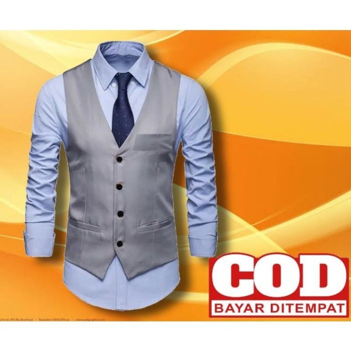 ORIGINAL Rompi jas formal Setelan Dalaman vest Jas Pria groomsmen