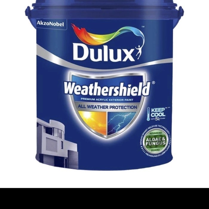 dulux weathershield brilliant white 20 liter 25 kg Terbaru
