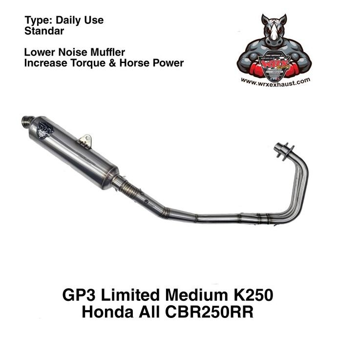 Knalpot WRX GP3 Limited K250 CBR250RR