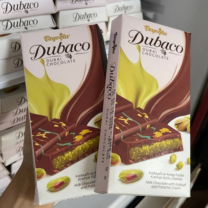

Promo Ready Dubaco Beyolu Dubai Chocolate Premium Cocoa 200Gr Original Turki Coklat Dubai Kunafa