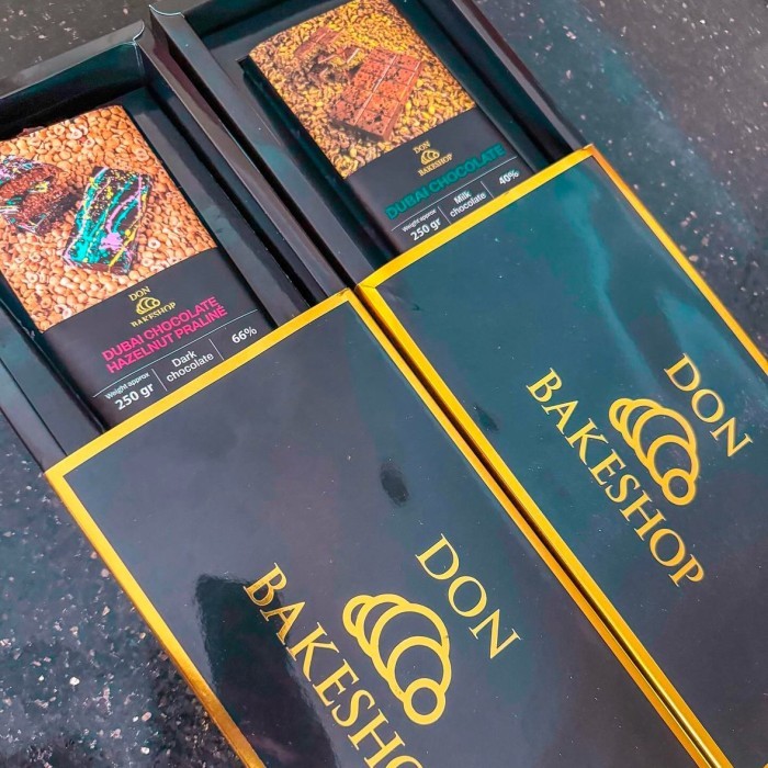 

Produk Terbaru Ready Don Bakeshop Dubai Chocolate Pistachio Kunafa / Hazelnut Praline Cod