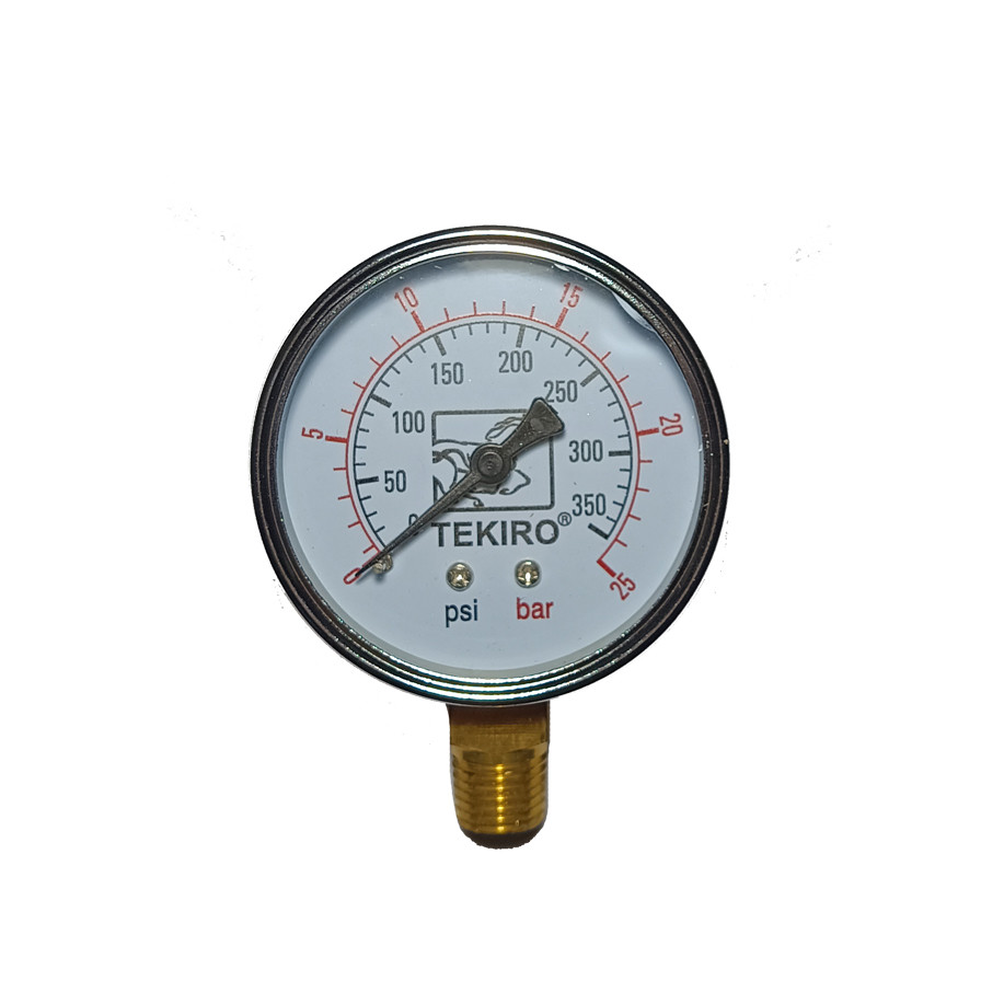 PRESSURE GAUGE COMPRESSOR 25 BAR TEKIRO