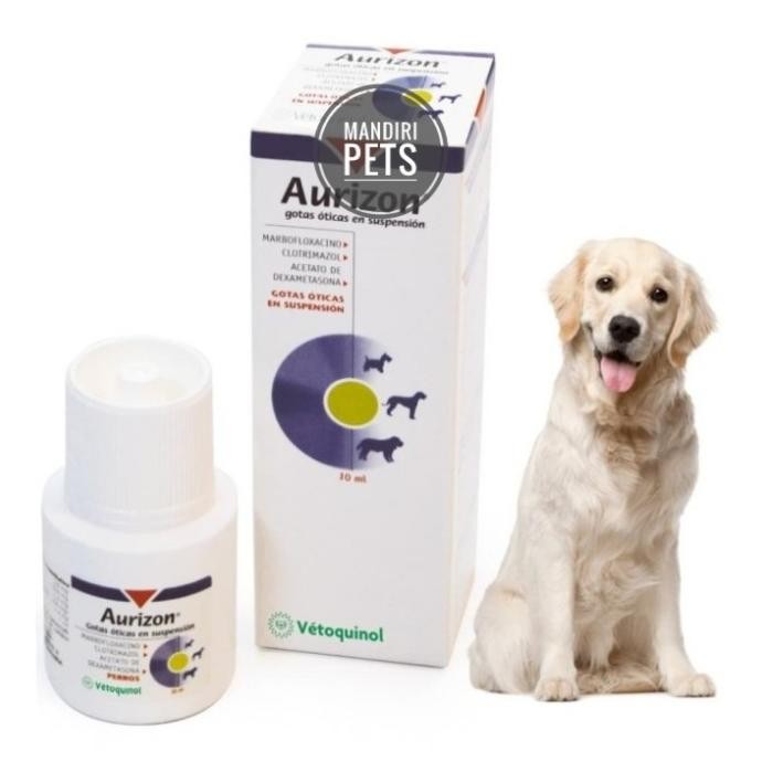 Aurizon Obat Tetes Telinga Antibiotik Anjing - Aurizon Ear Drop 10 ml