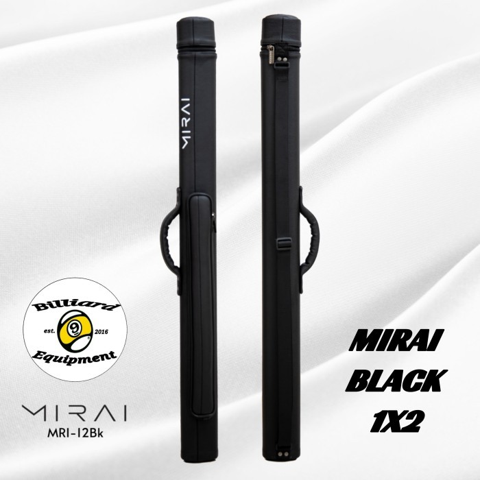 Mirai 1x2 - Black Tas Billiard Cue Case Billiard