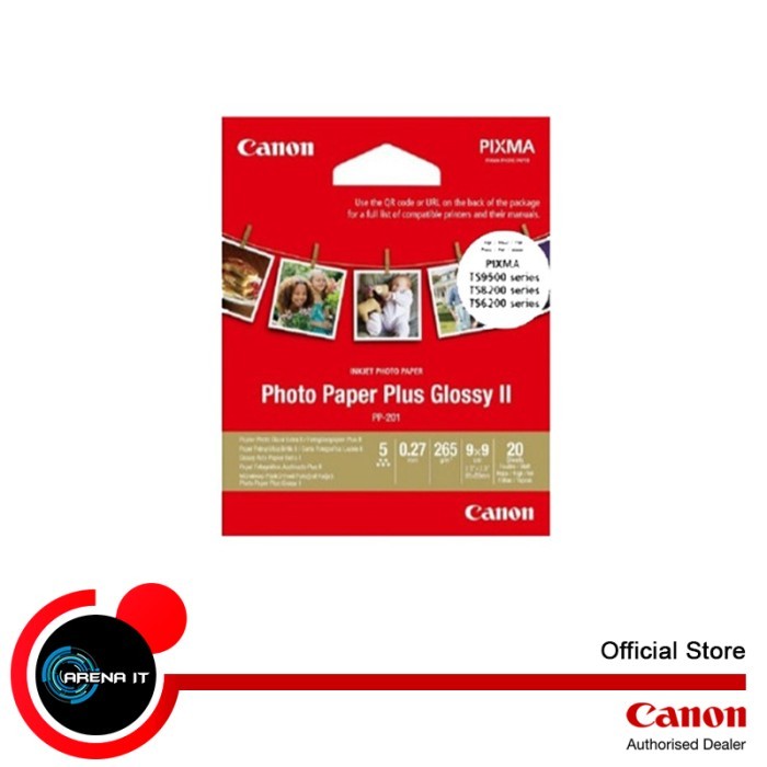 

Canon Photo Paper PP-201 3.5x3.5 (20 sheets)