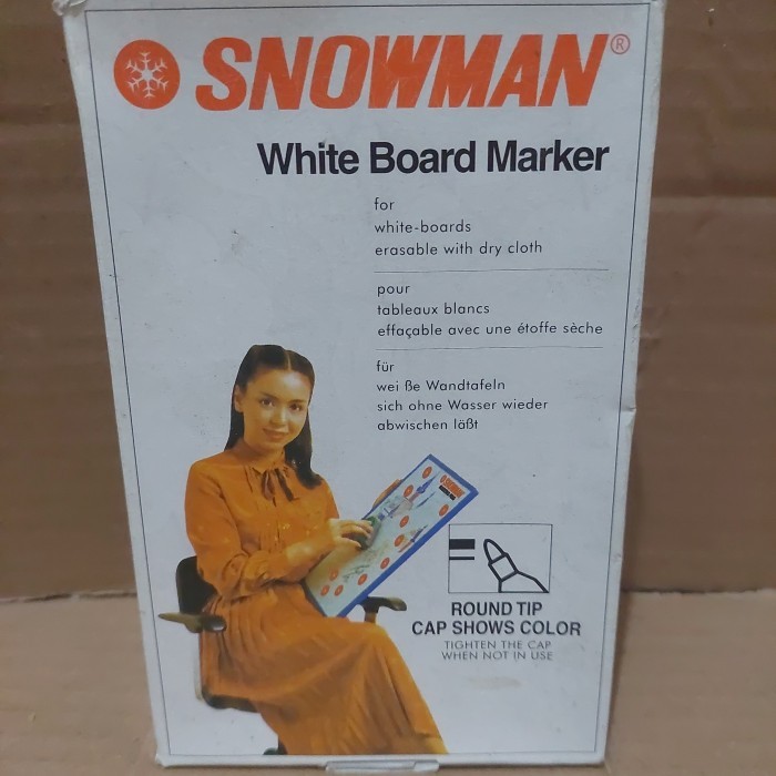 

spidol snowman whiteboard bg 12 ( 12 pcs )