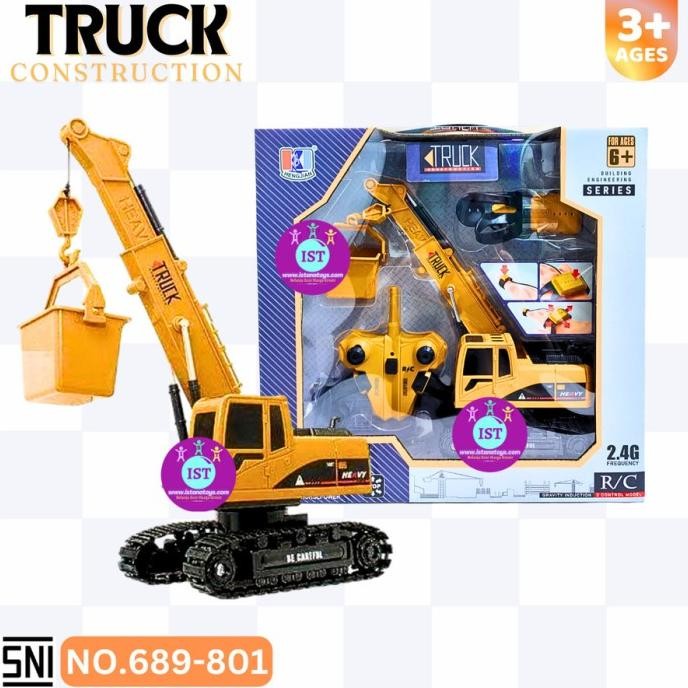 Mainan Anak RC Remote Control Crane 689-801 Mobilan