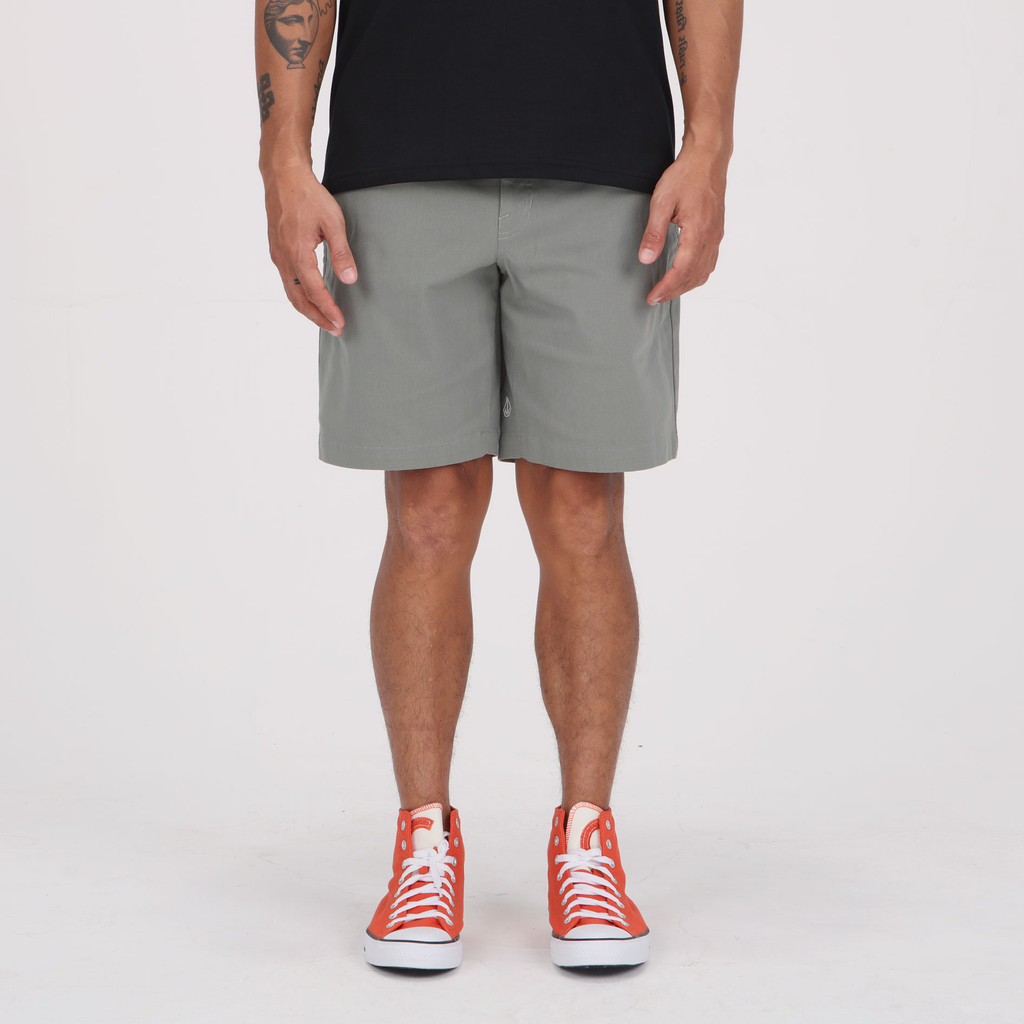 VOLCOM - MWS ENCINO 2 MODERN 19 STRETCH SHORTS AGAVE