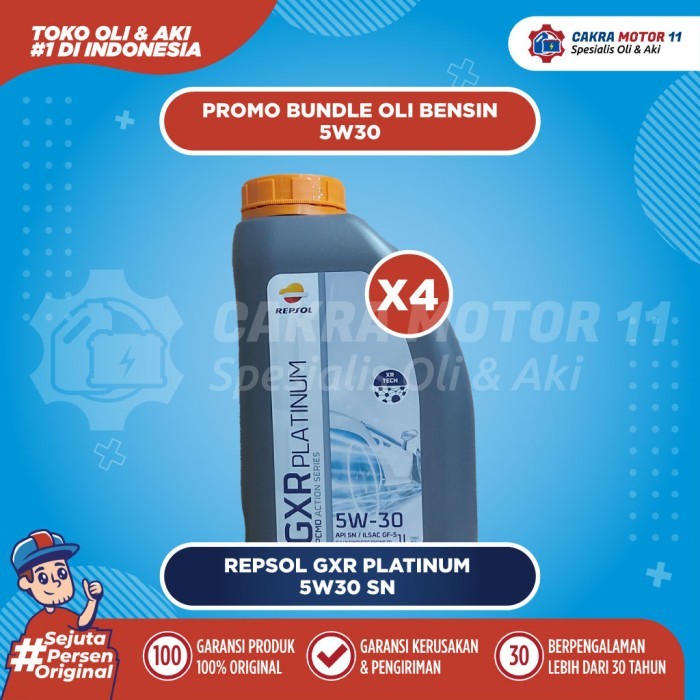 PROMO BUNDLE OLI BENSIN 5W30 REPSOL