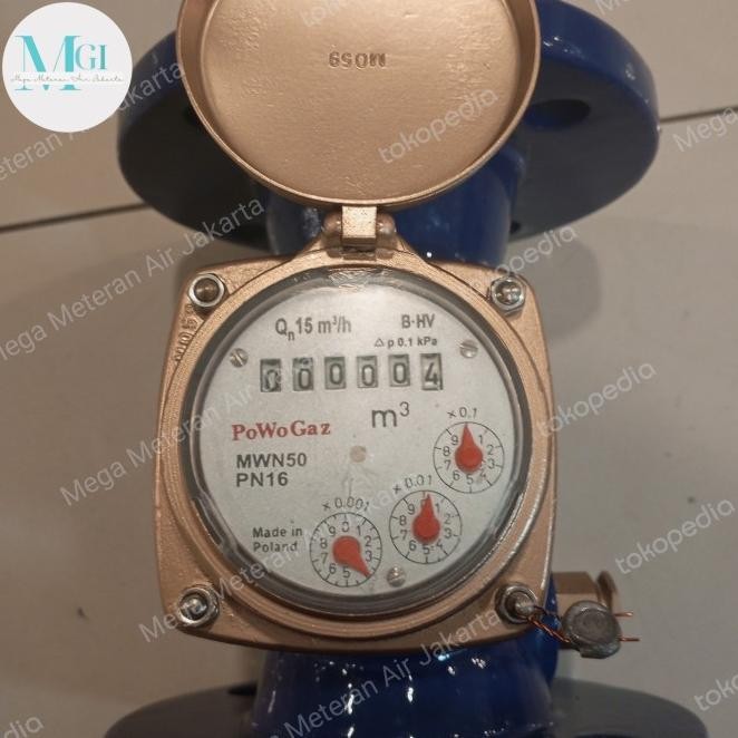 Water Meter Powogaz 2 Inch Dn 50Mm/Type Mz-Mwn 50C