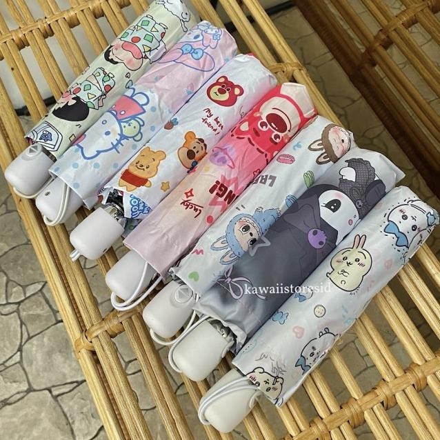 Payung Lipat Ter Artun Noopy Pooh Inchan Anrio Toy Tory Lucu