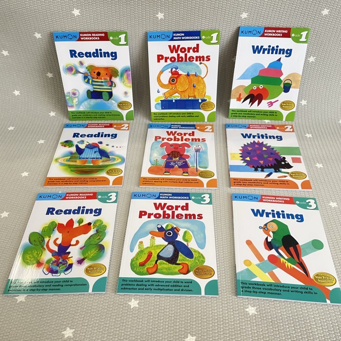 

Kumon Writing Workbooks Word Problems Reading Buku Edukasi Impor Anak