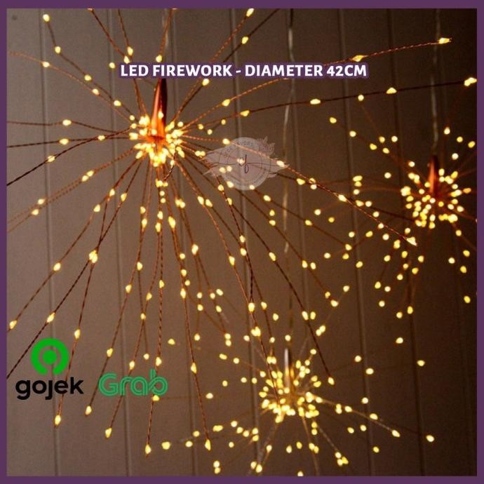 ~@~@~@~@] Lampu Hias Lampu Led Kembang Api Dekorasi Lamaran Firework - 42Cm