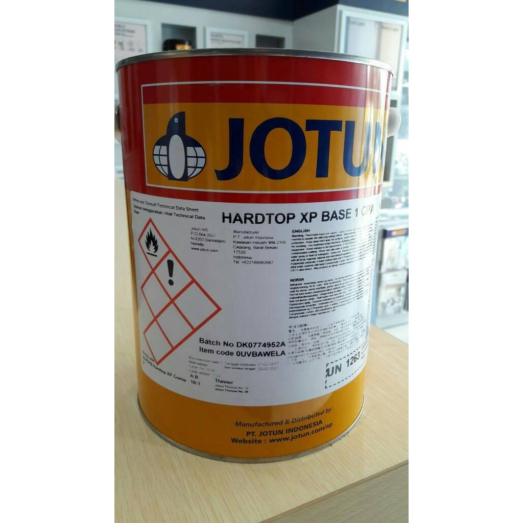 TERBARU Cat Jotun Hardtop XP Ral 9002 Gln