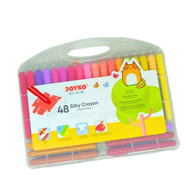 

SILKY CRAYON | CRAYON GEL | KRAYON HALUS JOYKO SLC-A-48 WARNA COLOR