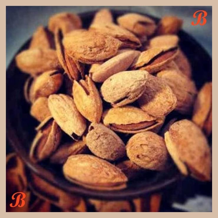 

| PH |500 GRAM KACANG ALMOND ROASTED/KACANG ALMOND PANGGANG IN SHELL USA