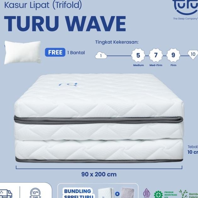 Aur Lipat Lantai Trifold Turu Wave Rebounded U. 1090200