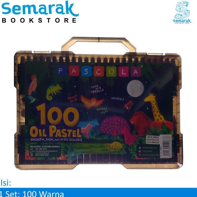 

PASCOLA ANIMAL OIL PASTEL KRAYON AMAN BAGI ANAK - 100 WARNA