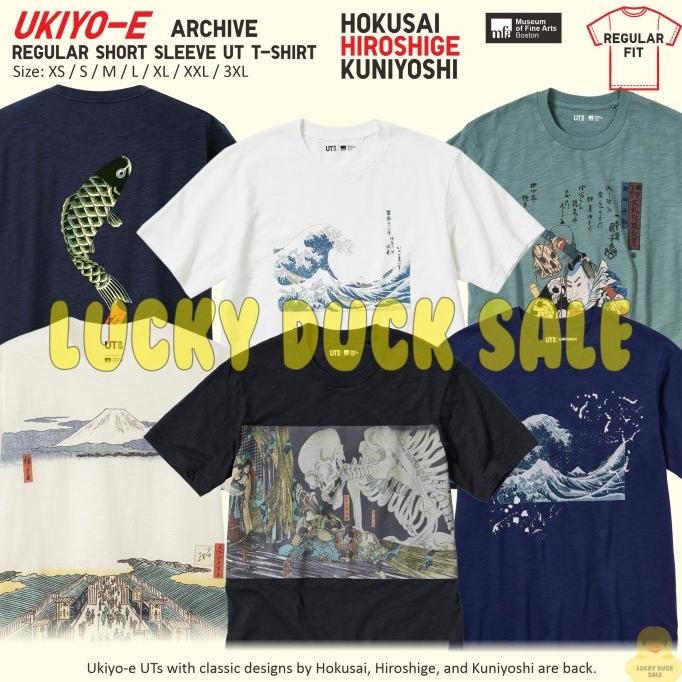 UNIQLO Ukiyo-e Lukisan Hiroshige UT Kuniyoshi Kaos MFA Boston Ukiyoe