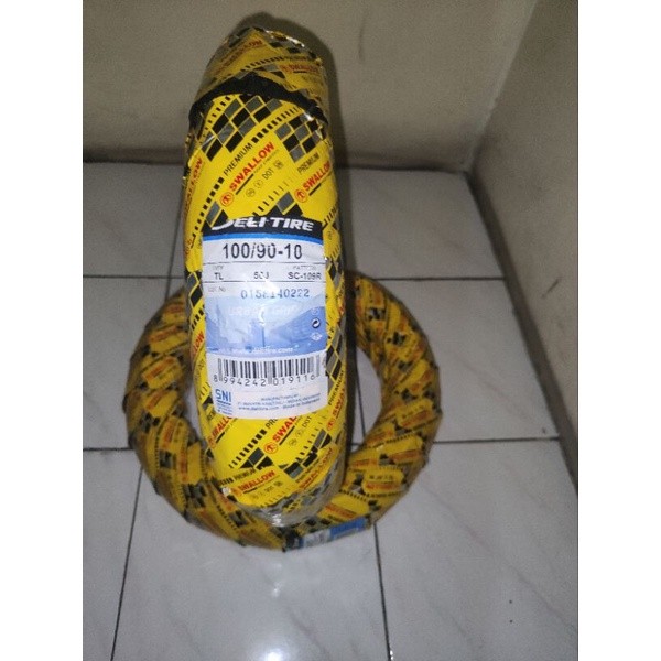 Ban Luar Swallow 100/90-10 Ring 10 Tubeless 100/90 10