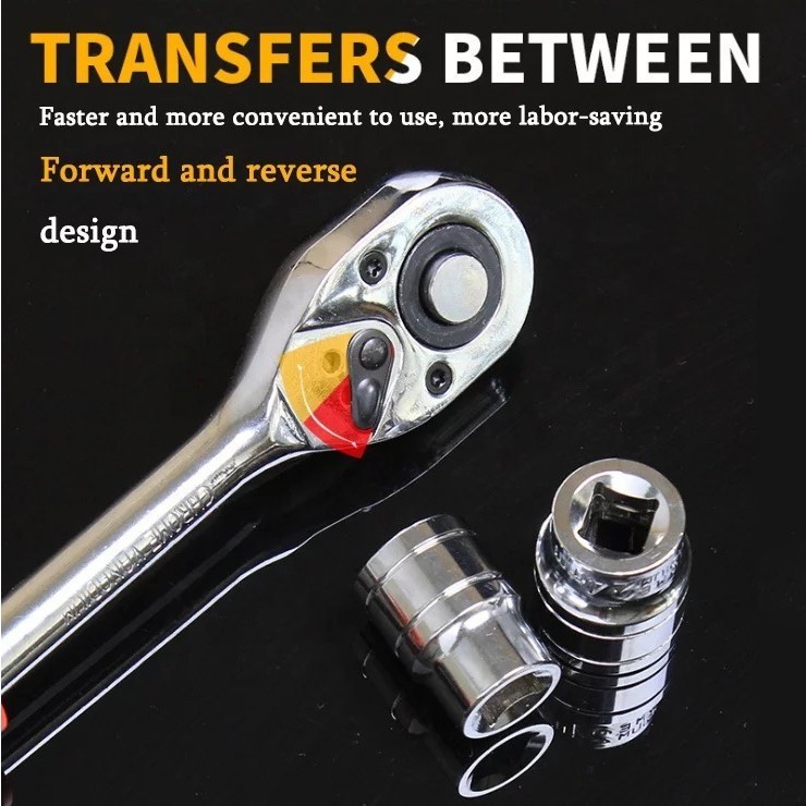 Rekomendasi Terbaik  Socket Wrench Set - Ratchet Kunci Pas 12 Pcs Kunci Set 1/2Inci Socket Sok