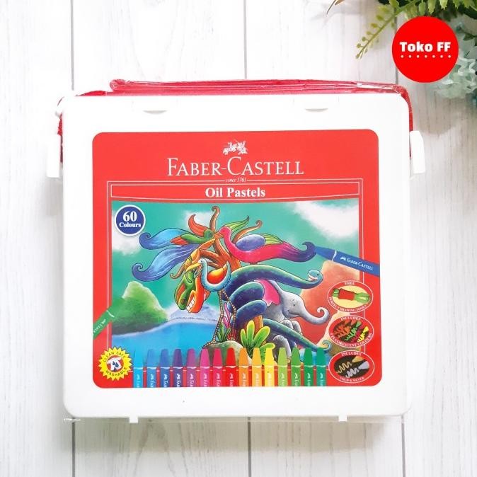 

FABER CASTELL CRAYON HEXAGONAL OIL PASTEL 60 WARNA